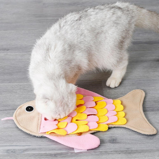 Petit Poisson - Snuffle Mat - For Cats and Rabbits