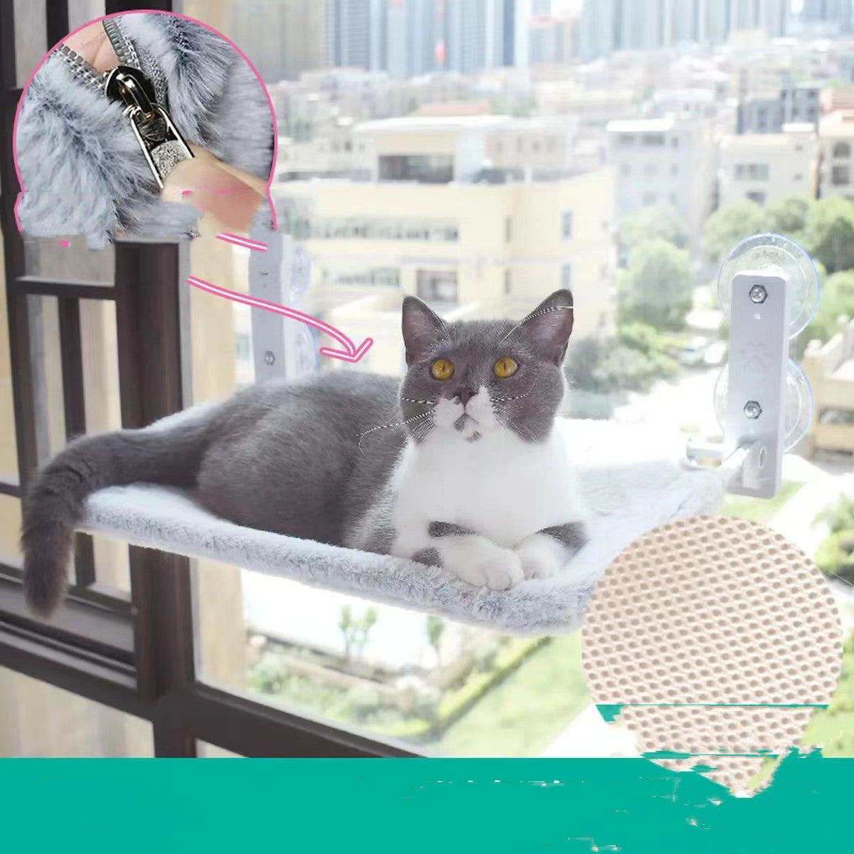Fold-away Cat Window Hammock - 2 Sizes