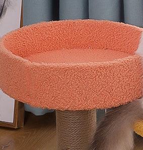 Compact Fish Design Cat Tree and Scratching Post