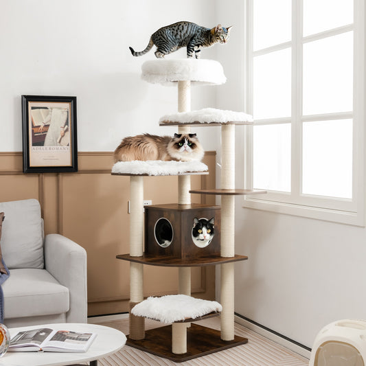 Fluffy Cloud - Cat Tree - 7 Tier