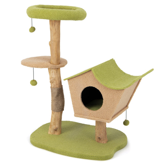 Cottage Life - Cat Tree - Authentic Pear Wood