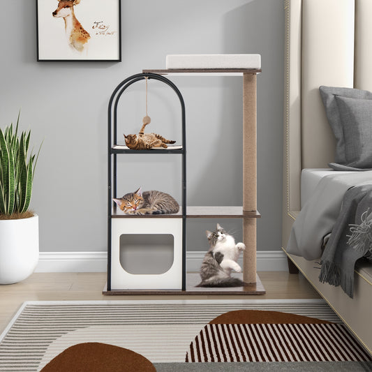 The Lookout - Cat Tree - Modern White