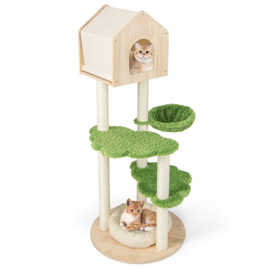 Forest Tree House - Cat Tree - 5 Tier with Condo