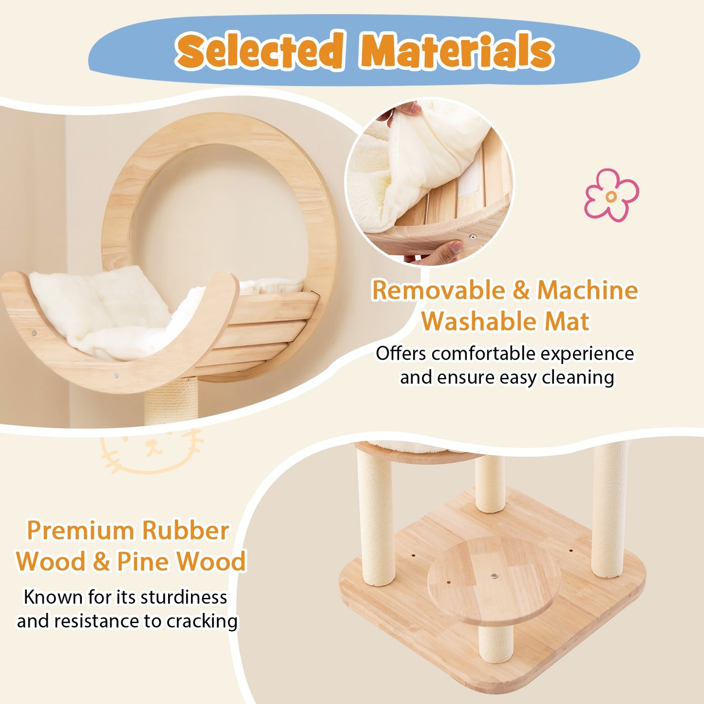 Stellar Paws - Cat Tower - Space Capsule