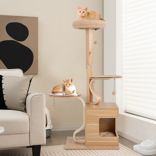 The Royal Oak - Cat Tree - Washable Cushions