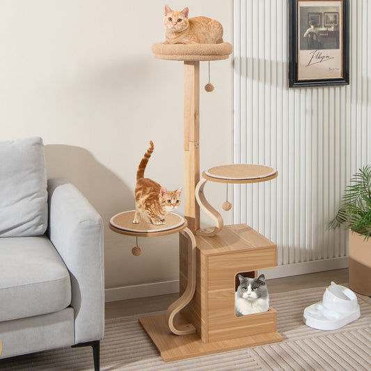 The Royal Oak - Cat Tree - Washable Cushions