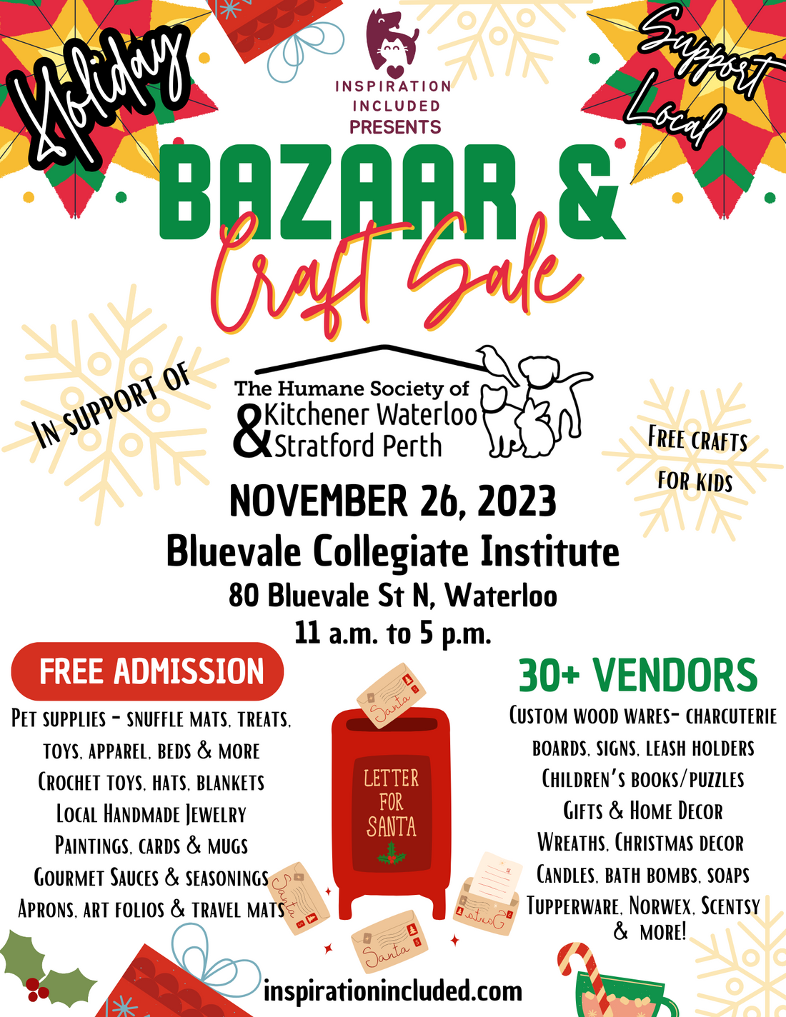 Bluevale Holiday Bazaar