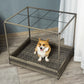 Outdoor Wicker Dog Bed With Canopy