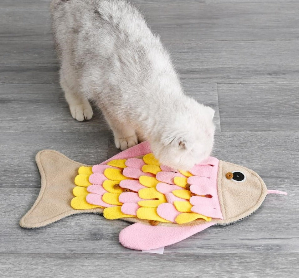 Petit Poisson - Snuffle Mat - For Cats and Rabbits