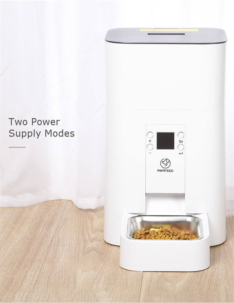 Smart Feeder With Programmable Timer and Dual Power