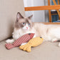 Cat Toy Funny Cat Linen Fish Pillow Self-hey Cat