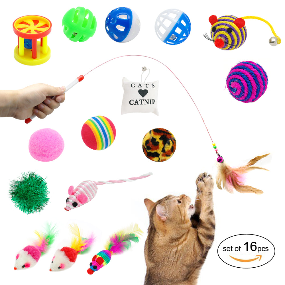 Deluxe Cat Toy Starter Set