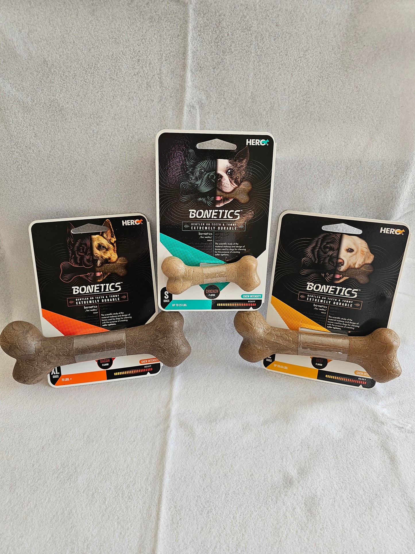 Hero Bonetics Dog Chews - Gentle on Teeth & Tummies