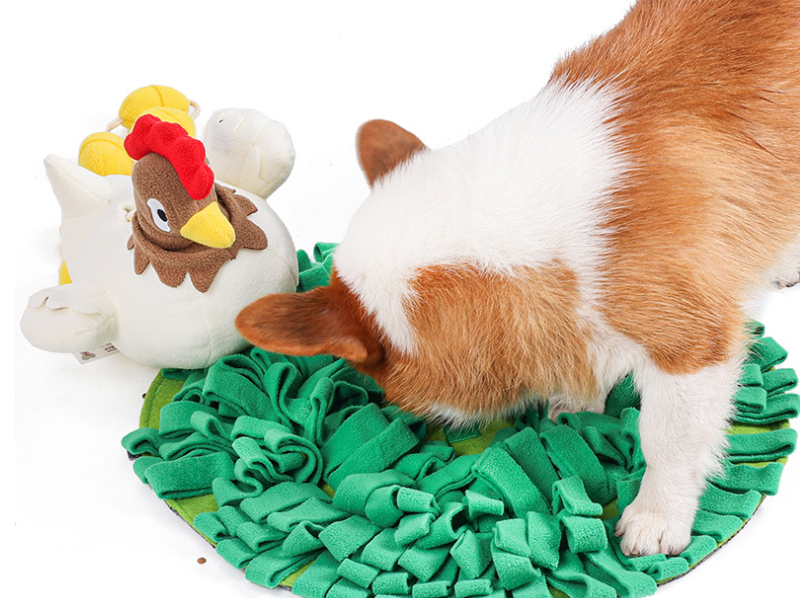 Henny Penny - Snuffle Mat - Nesting Hen with Eggs