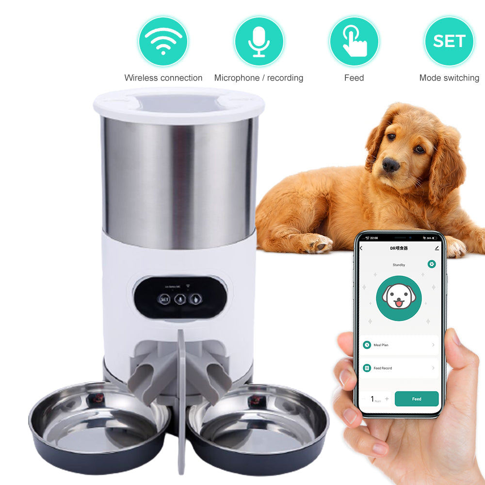 Smart APP Automatic Pet Feeder With Voice Recording