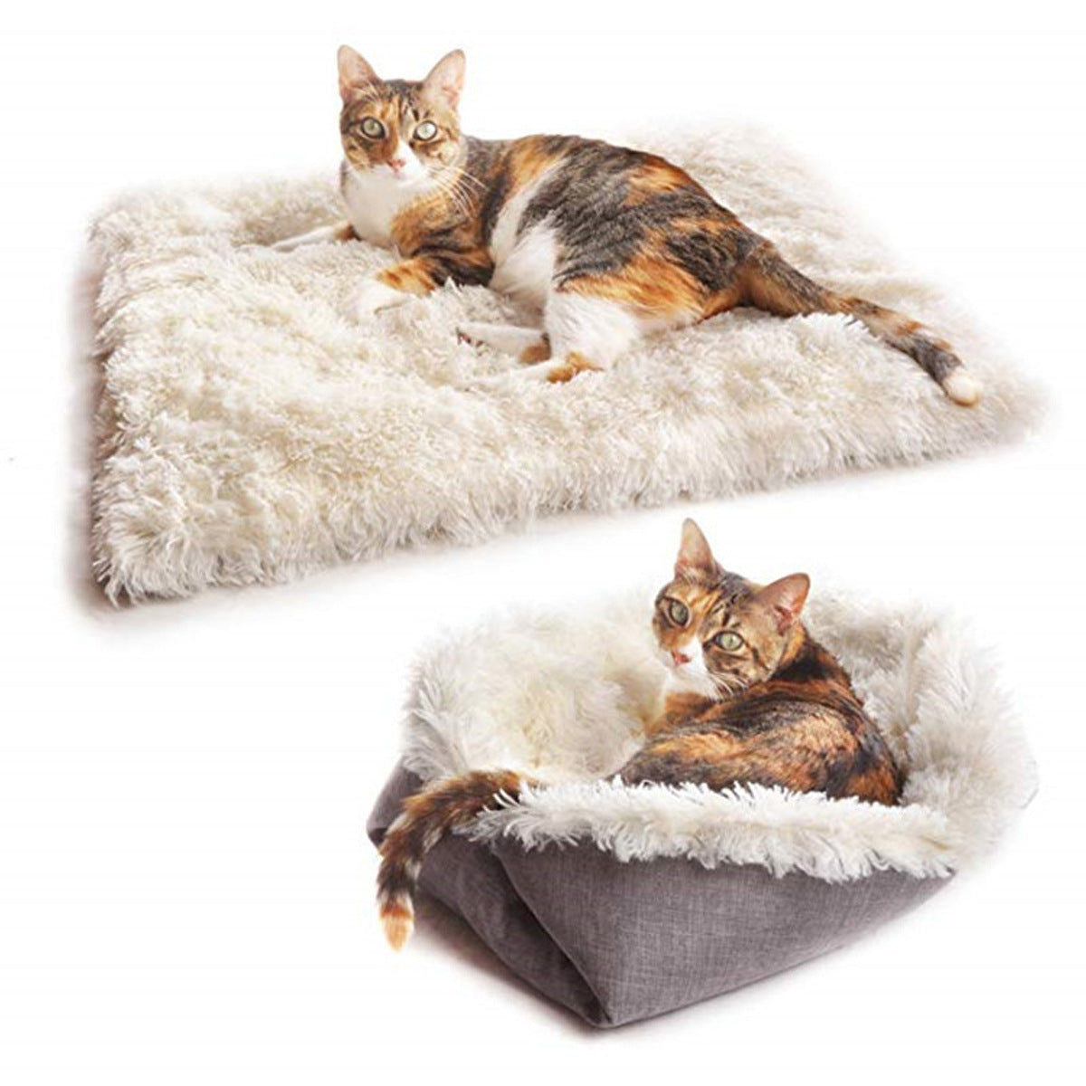 The Cuddler - Pet Bed - 2 in 1 mat with bed