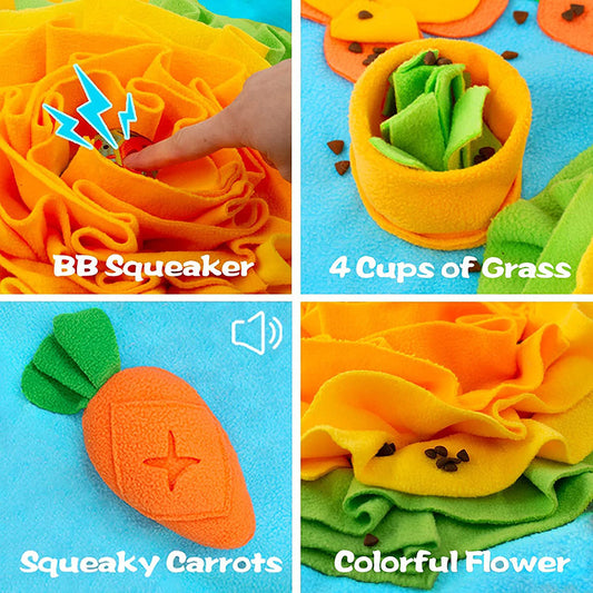 Carrot Bliss - Snuffle Mat - Large Roll-up
