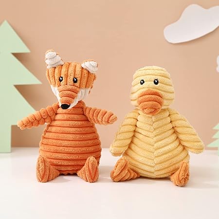 The Cuties - Plush Dog Toys - Bite Resistant Corduroy