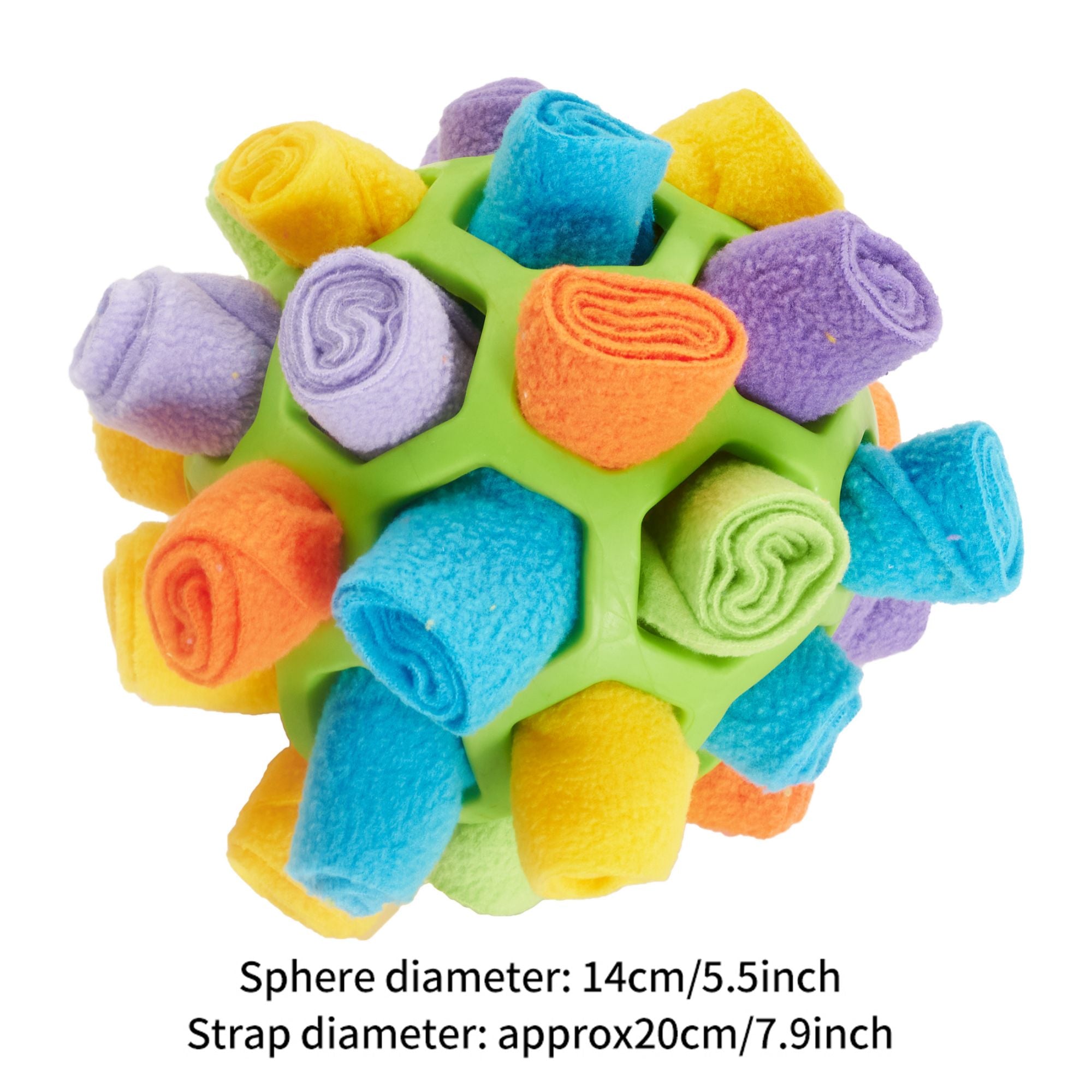 The Infinity Ball - Snuffle Toy - With Roll-out Fleece