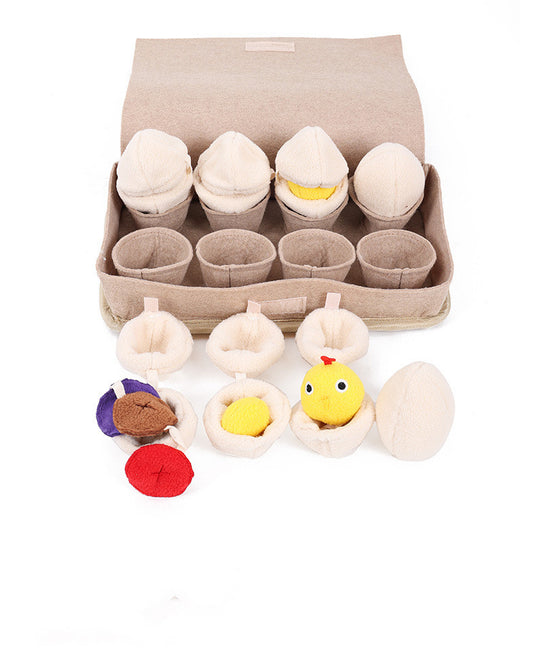 Get Crack'n Egg Carton Take-apart Snuffle Toy