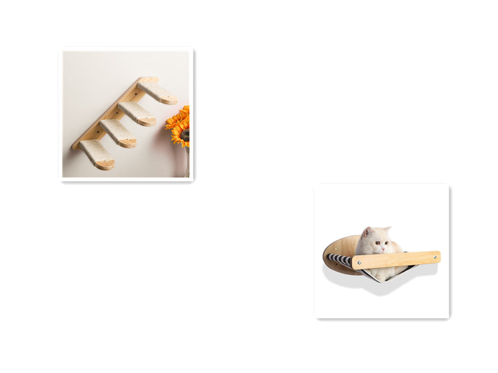 Cat Activity Wall Hammock and Staircase