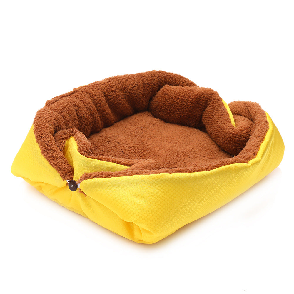 The Cuddler - Pet Bed - 2 in 1 mat with bed