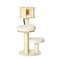 Wood Cat Tree Activity Centre with Cat Condo Bubble