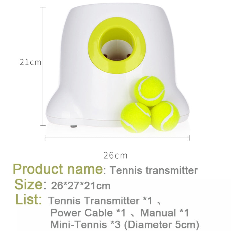 Automatic Mini Tennis Ball Launcher Up to 9M
