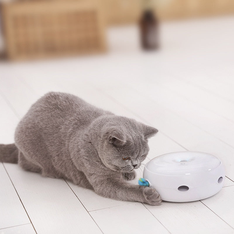 Feather Teasing Smart Toy for Cats