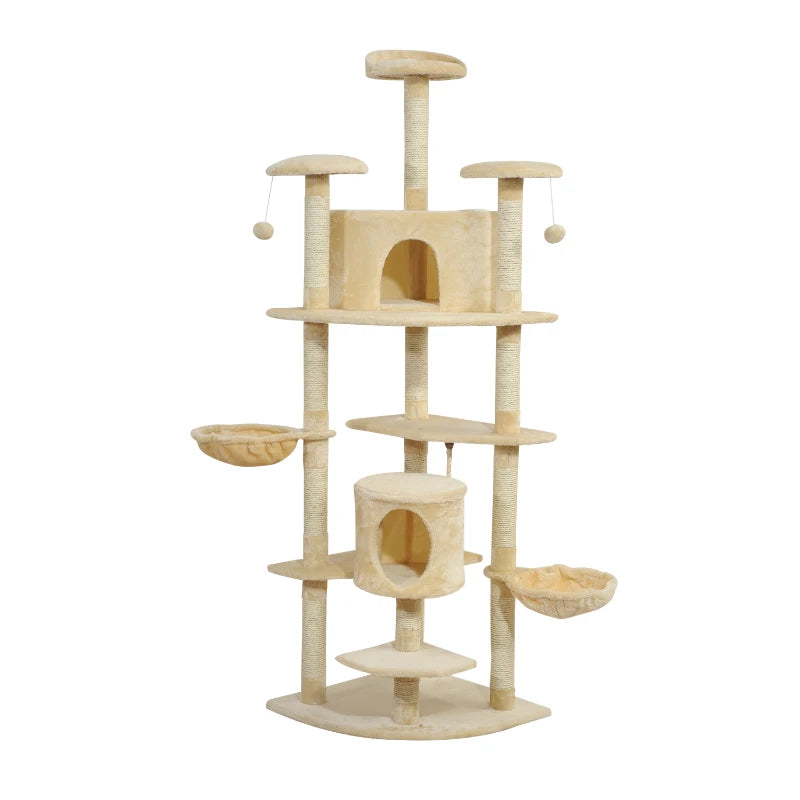 Large 79" Cat Tree Activity Centre for Multiple Cats