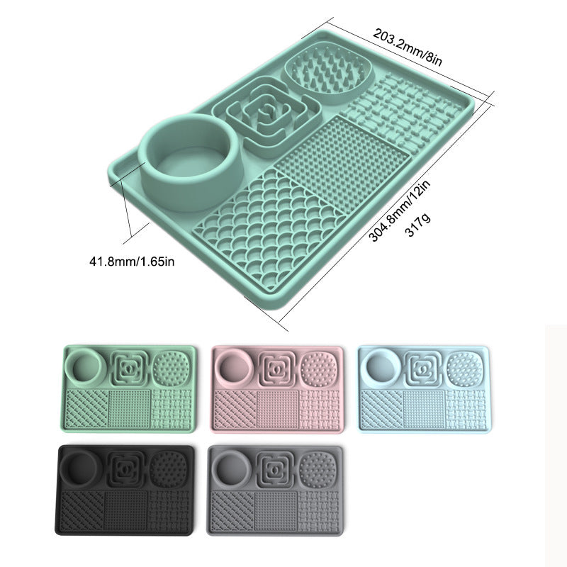 Slow Feeder Lick Mat For Distraction