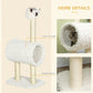 Alpaca-shaped Cat Tower with Tunnel Sisal Scratching Post