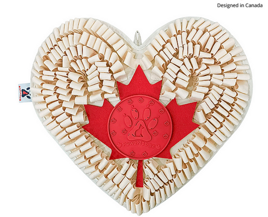 Canadian Hearts - Snuffle Mat - With Lick Mat