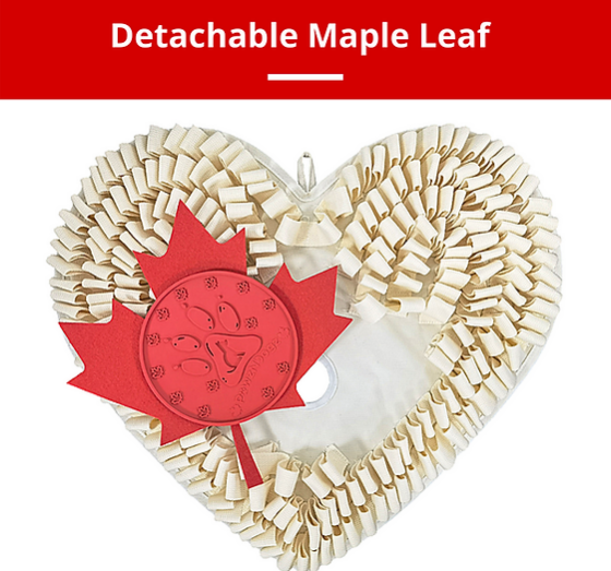 Canadian Hearts - Snuffle Mat - With Lick Mat