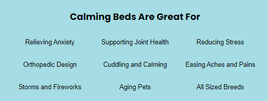 Calming Plush Bed For Anxious Pets