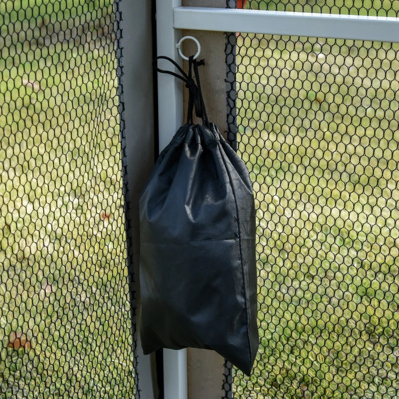 Portable Outdoor Cat Enclosure Catio with Door and 3 Platforms