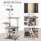 52" Cat Tree Tower Climbing Activity Centre with Sisal Scratching Post