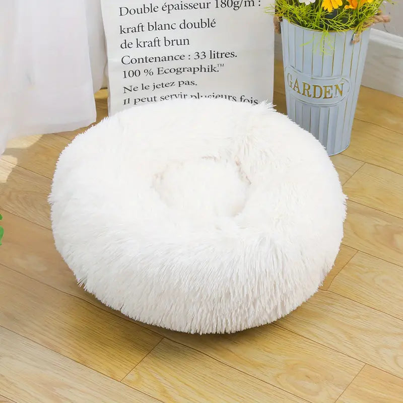 Calming Plush Bed For Anxious Pets