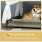 Outdoor Wicker Dog Bed With Canopy