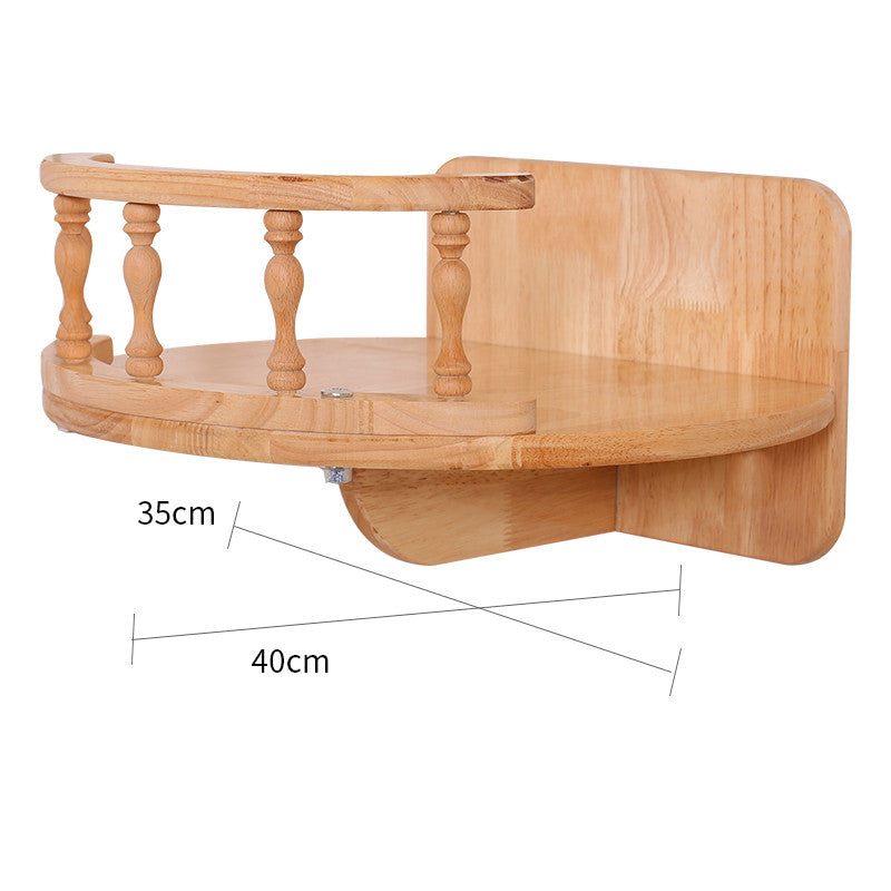 Solid Wood Wall Mounted Cat Platforms