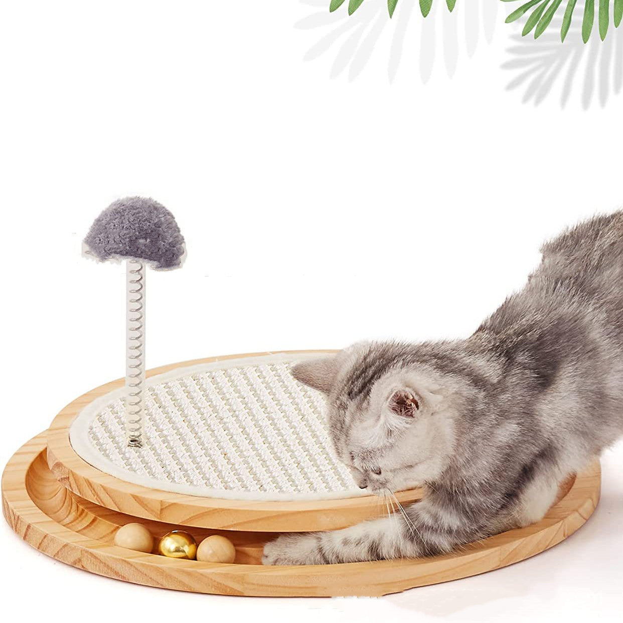 Cat Scratching Pad with Ball Track