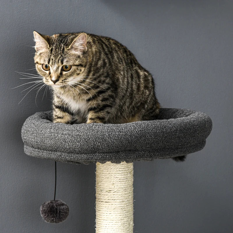 PawHut Cat Tree with Litter Box Enclosure