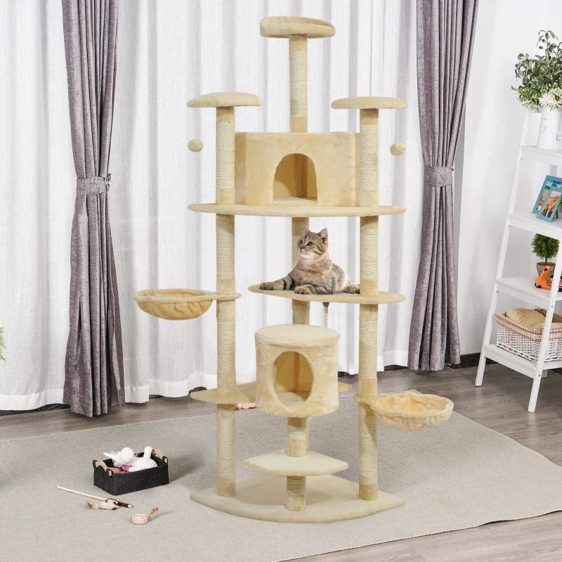 Large 79" Cat Tree Activity Centre for Multiple Cats