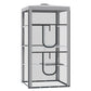 Portable Outdoor Cat Enclosure Catio with Door and 3 Platforms