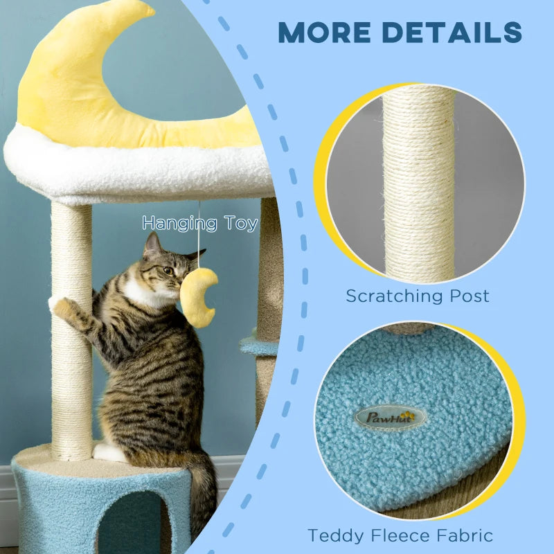 Moon Beam - Cat Tower - Teddy Fleece Nest