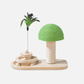 2 in 1 Sisal Cat Toy and Scratching Post For Active Play