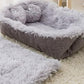 2 in 1 Super Soft Pet Mat and Nest Bed