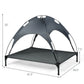 Elevated Outdoor Pet Bed with Removable Canopy Shade-42 Inch