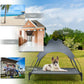 Elevated Outdoor Pet Bed with Removable Canopy Shade-42 Inch