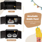 Cat Litter Box Enclosure with Double Doors for Large Cats -Black